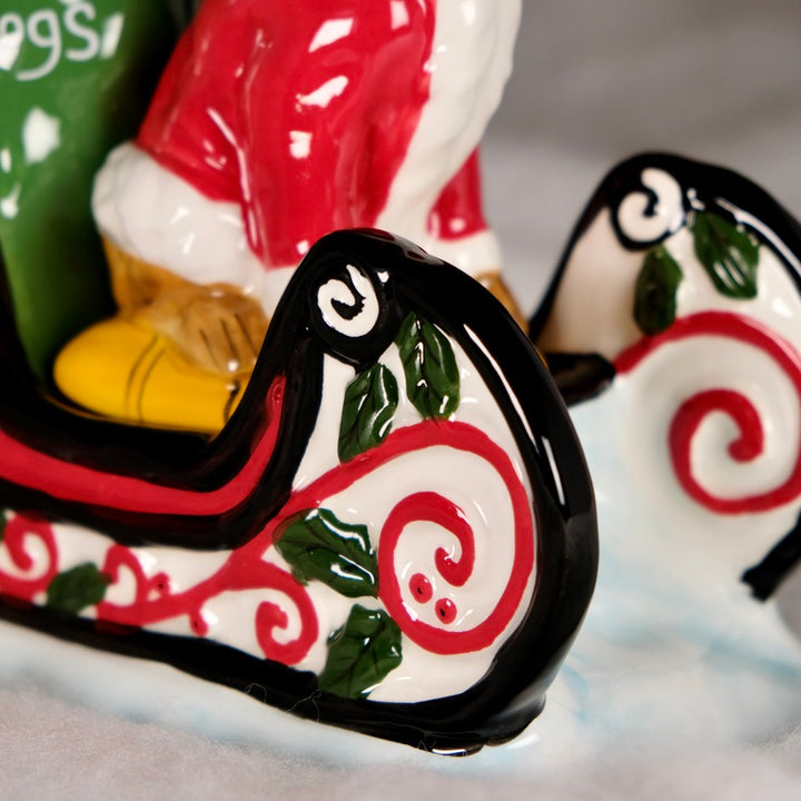 CHRISTMAS DOGS SLED FIGURINE