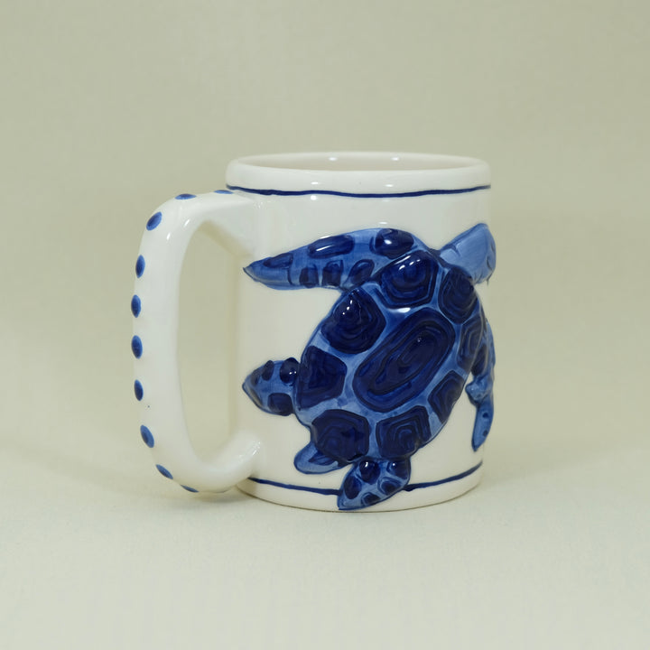 MAGIC SEA TURTLE MUG - COBALT BLUE