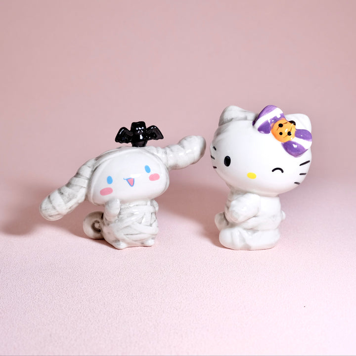 Hello Kitty & Cinnamoroll Mummy Salt & Pepper Shakers
