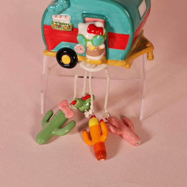 Hello Kitty Desert Camper Wind Chime