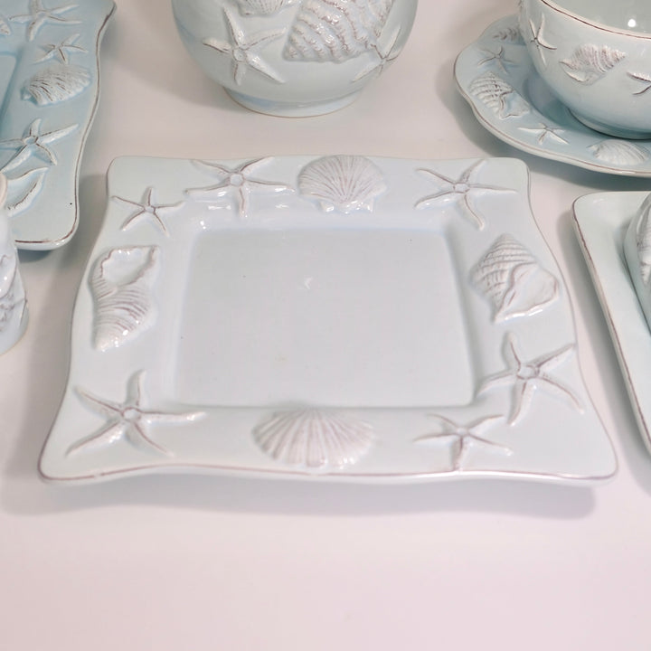 LAGUNA COASTAL 9'' SQUARE PLATE BLUE