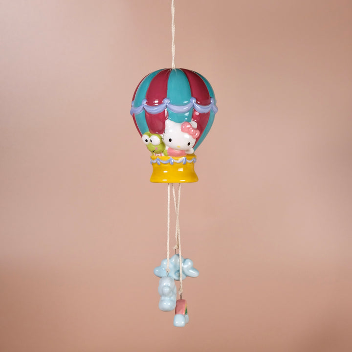 Hello Kitty and Keroppi Hot Air Balloon Wind Chime