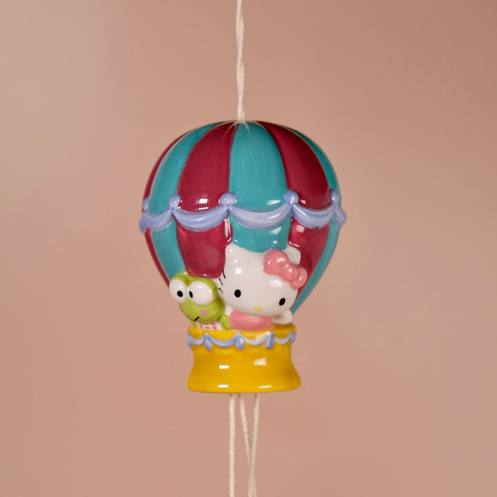 Hello Kitty and Keroppi Hot Air Balloon Wind Chime