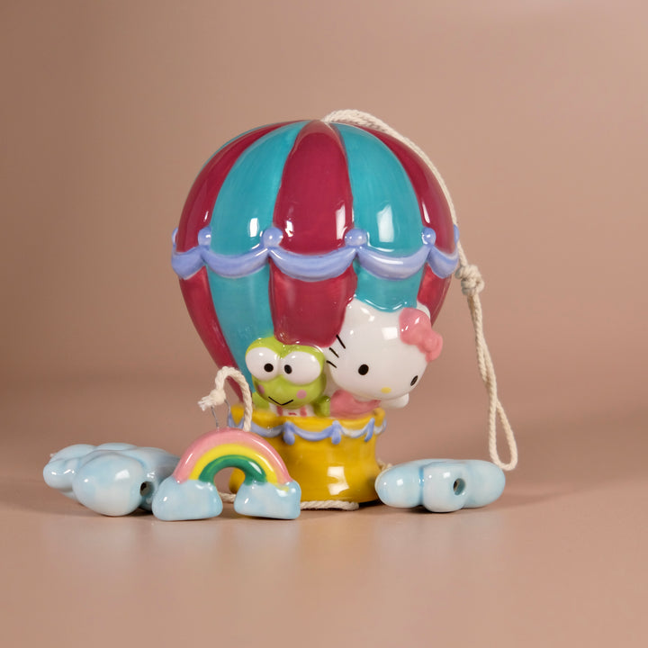 Hello Kitty and Keroppi Hot Air Balloon Wind Chime