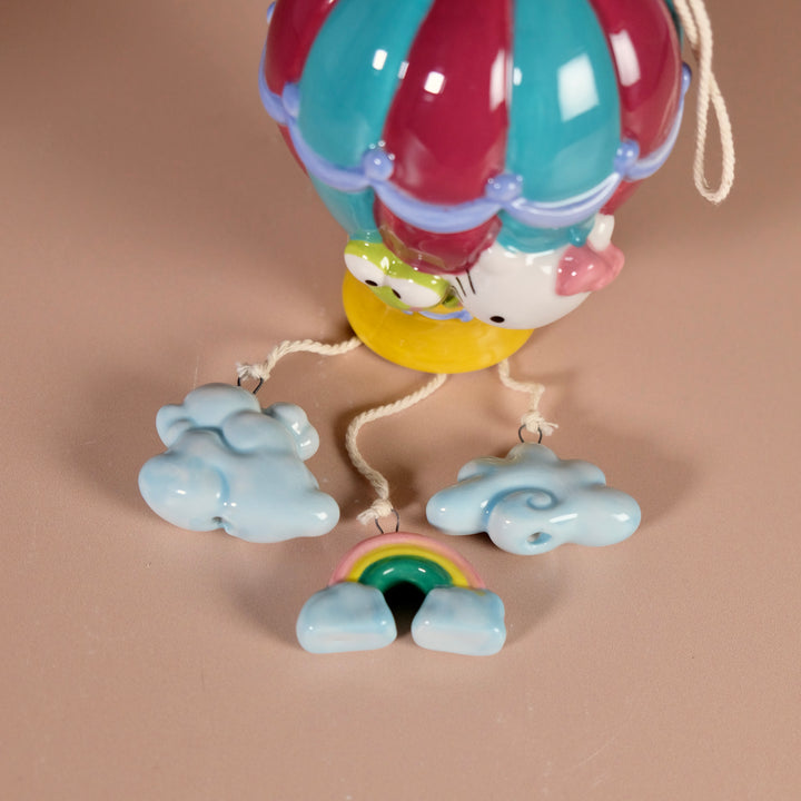 Hello Kitty and Keroppi Hot Air Balloon Wind Chime