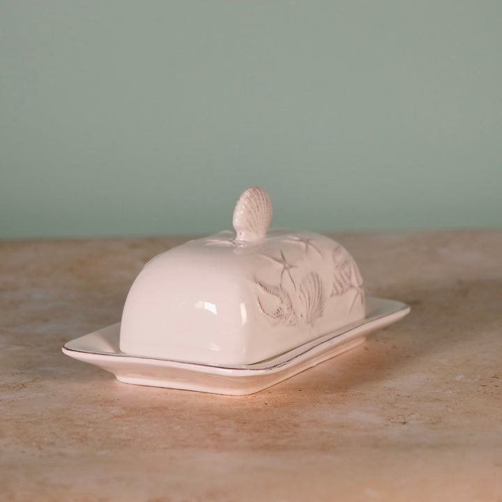 LAGUNA COASTAL BUTTER DISH WHITE