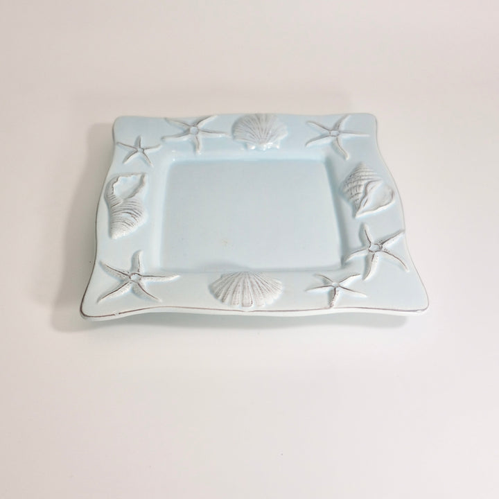 LAGUNA COASTAL 9'' SQUARE PLATE BLUE
