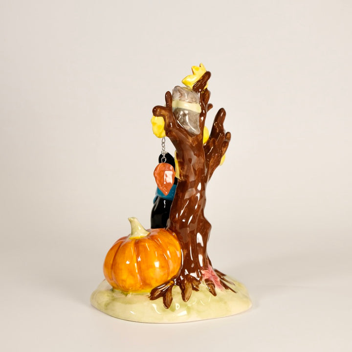 Autumn Tree Lab Dog Figurine