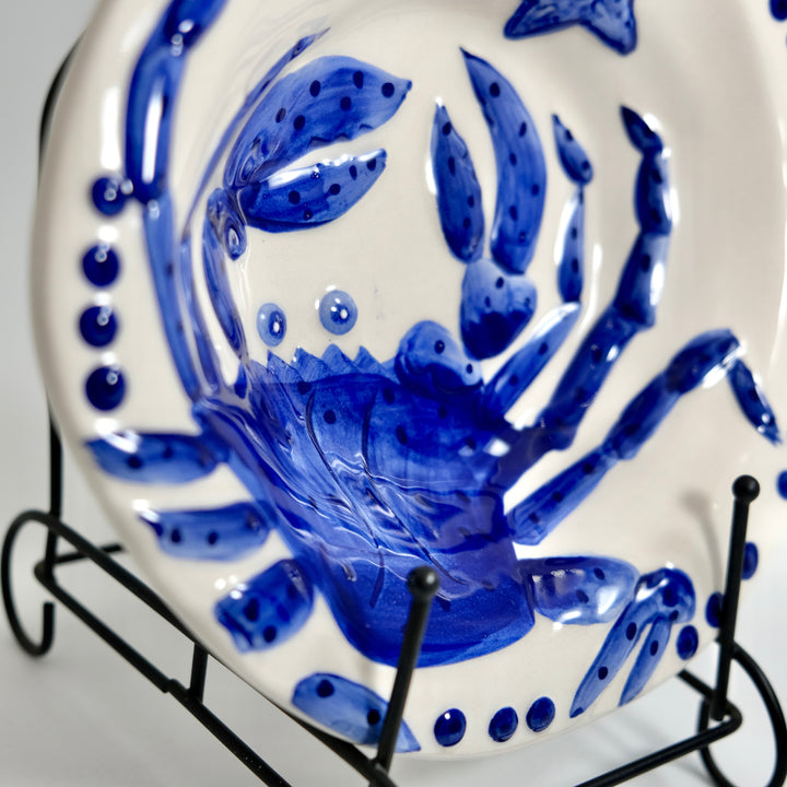 MAGIC SEA CRAB SOUP BOWL - COBALT BLUE