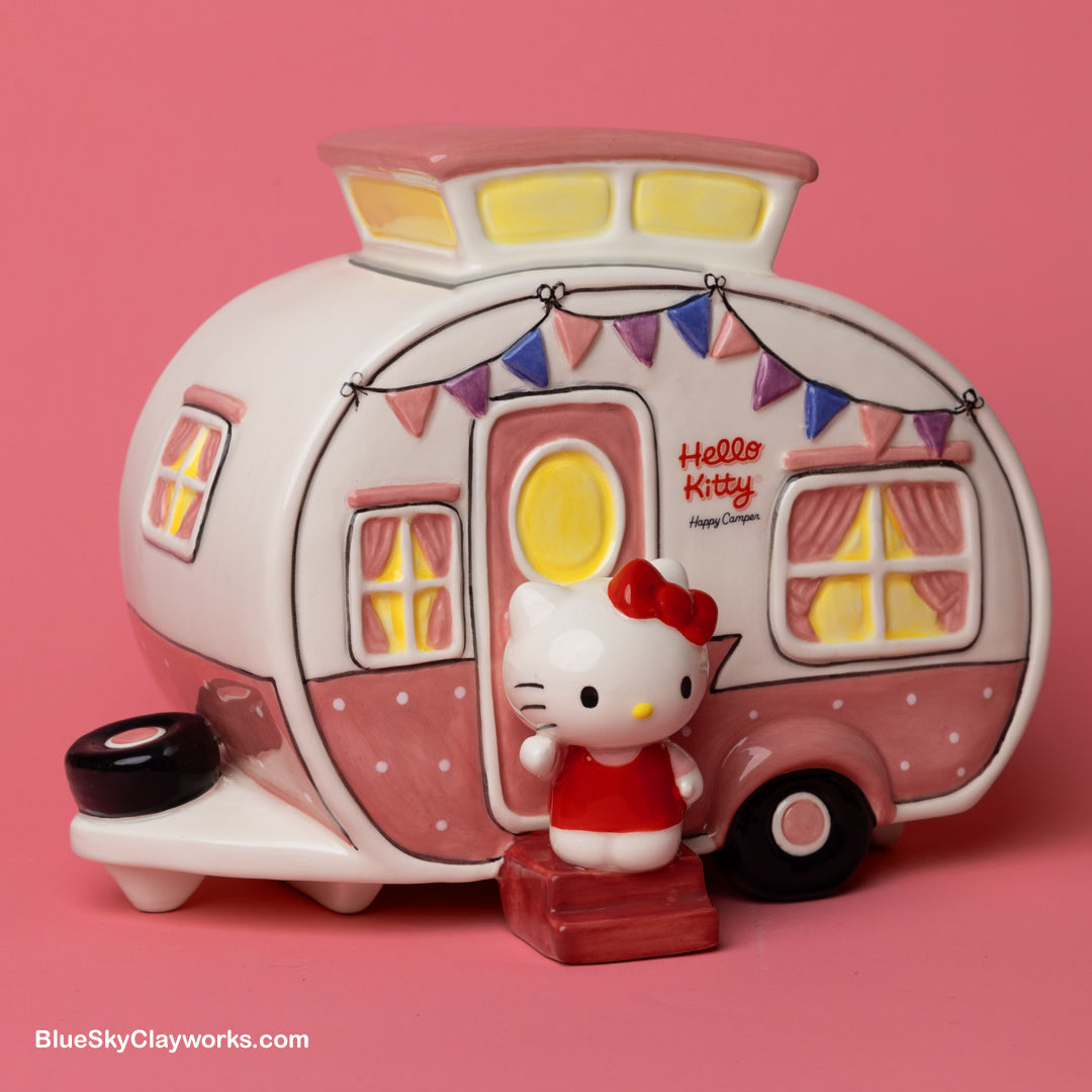 Hello Kitty Retro Camper cookie Jar