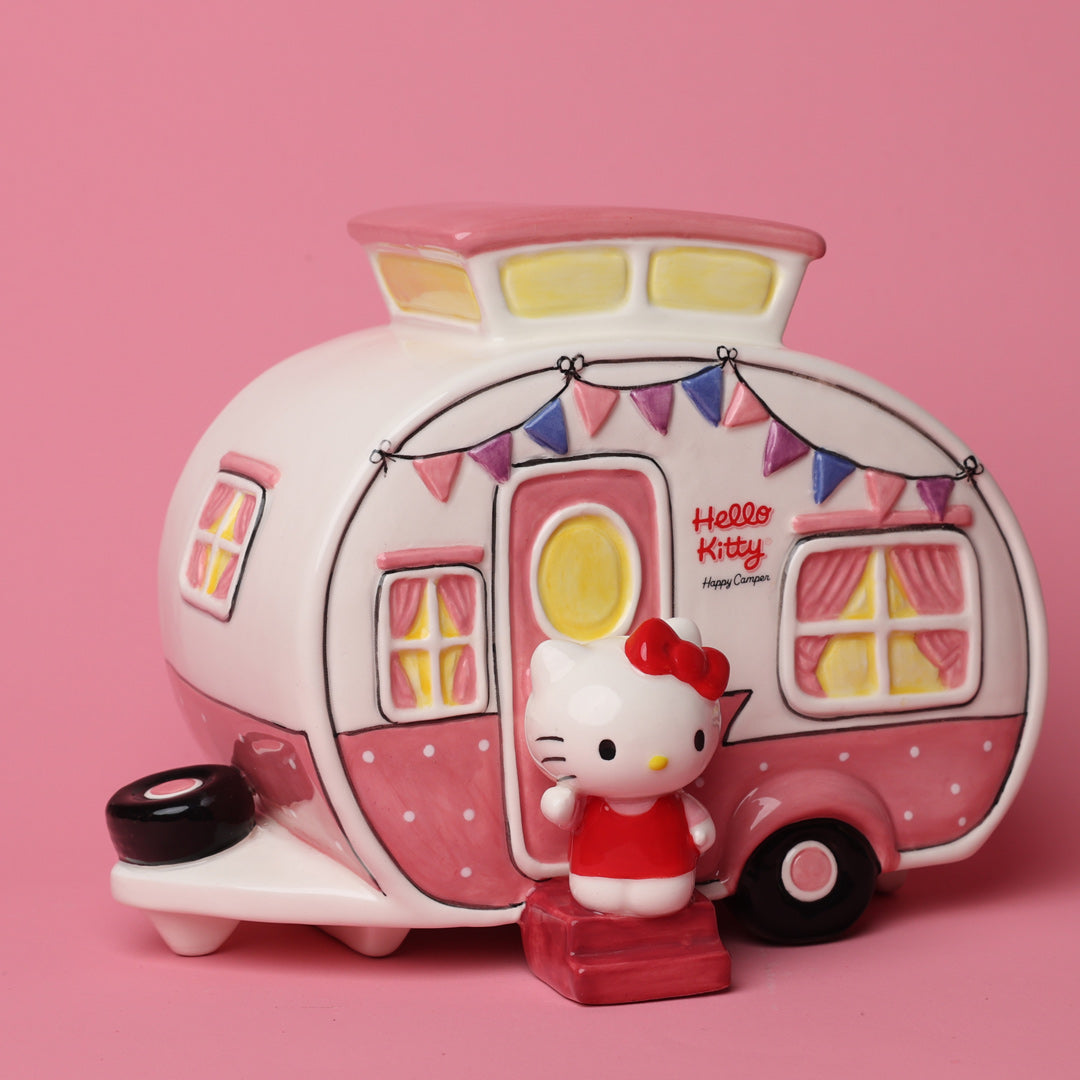 Hello Kitty Retro Camper Figurine