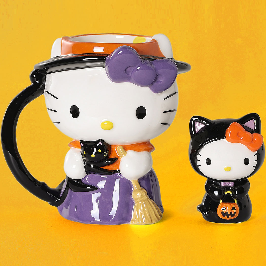 Hello Kitty Halloween Mug and Figurine Gift Set
