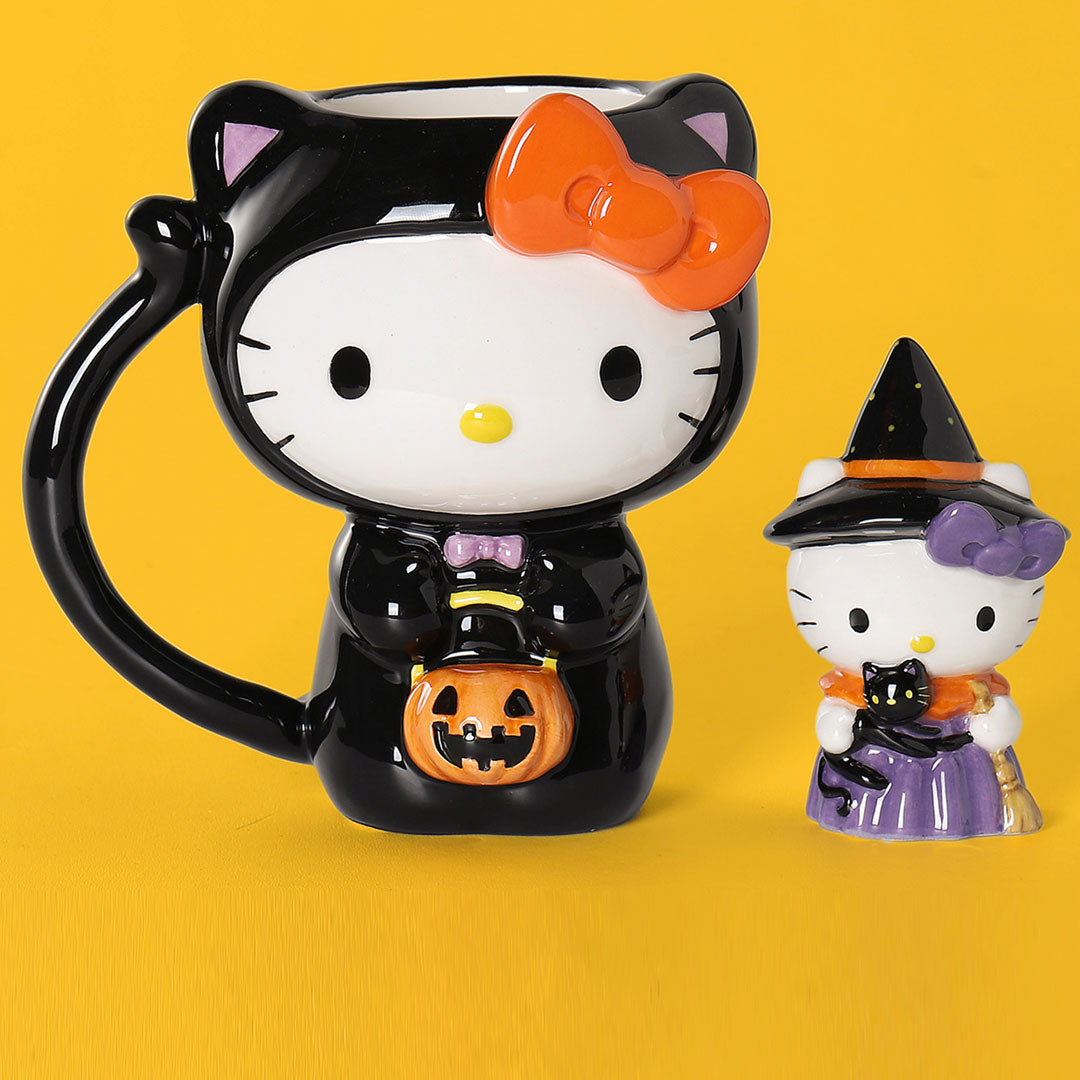 Hello Kitty Halloween Figural Mug and Figurine Gift Set