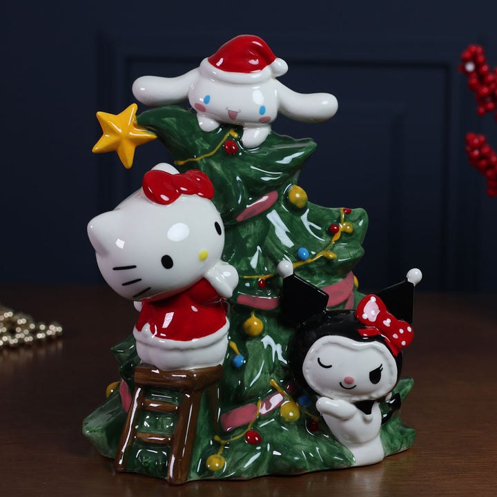 Hello Kitty and Friends Decorating the Tree Figurine
