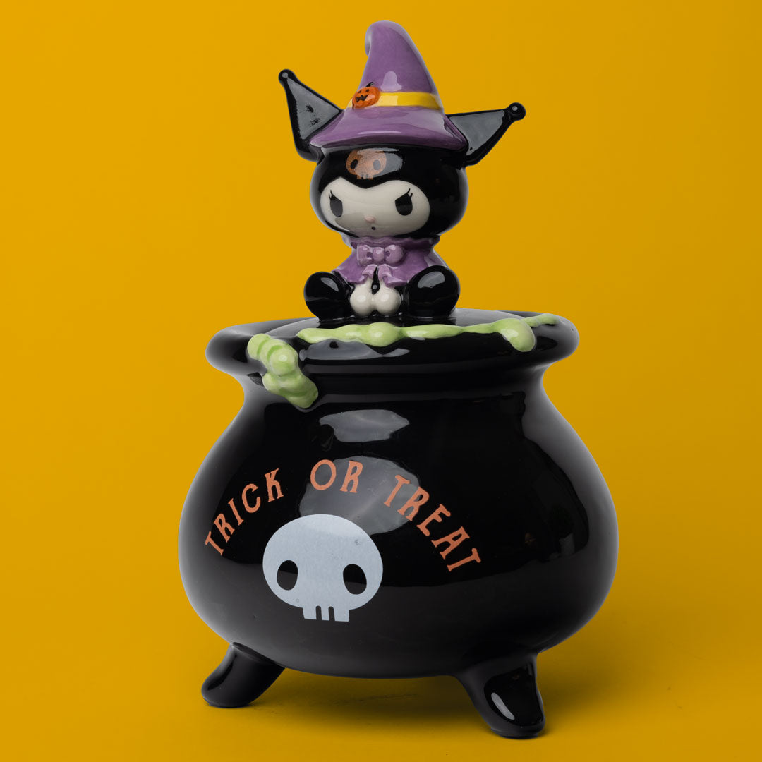 Clayworks Kuromi Witch Lidded Candy Bowl