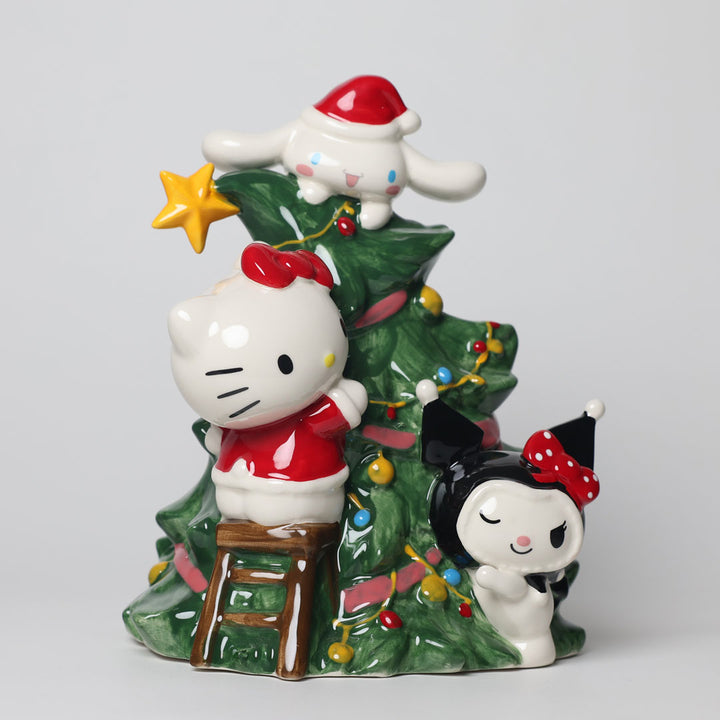 Hello Kitty and Friends Decorating the Tree Figurine
