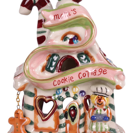 Mom's Cookie Cottage Candle House