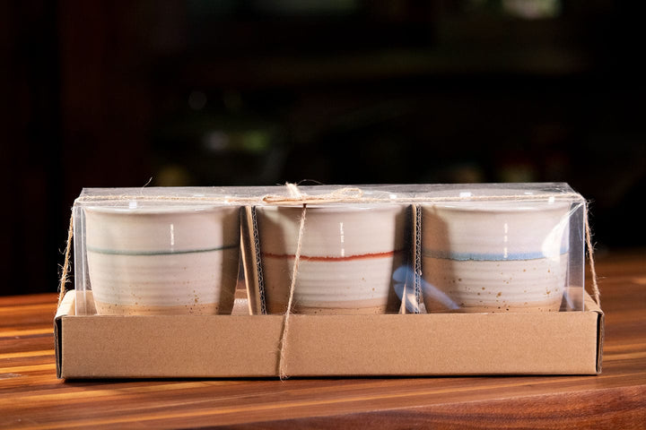 Cannon Drip Set of 4" Planters W/ Tray