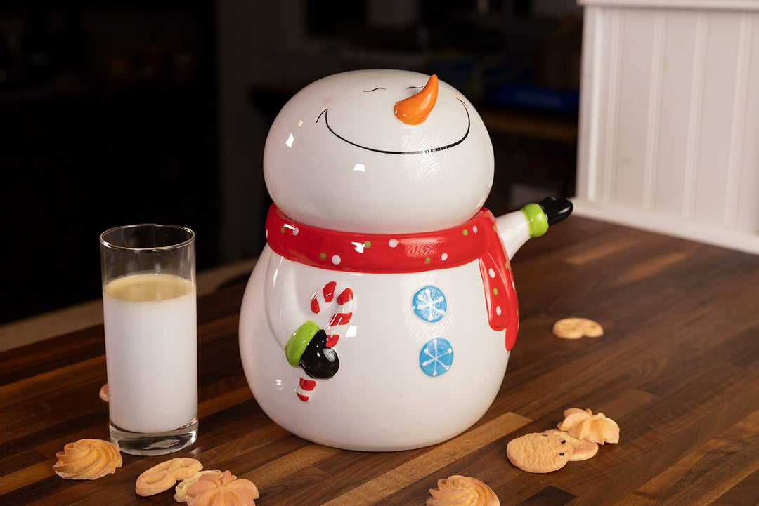 Adam Snowman Candy Jar