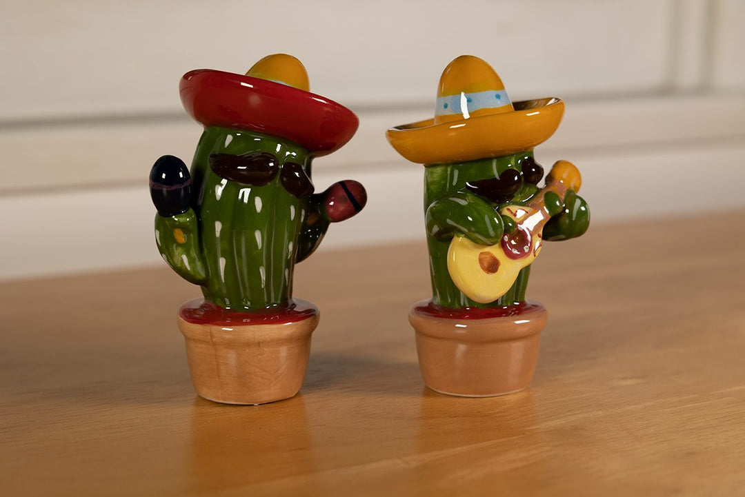Fiesta Time Cactus Salt & Pepper Set