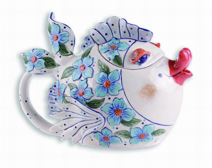 Flower Fish Teapot