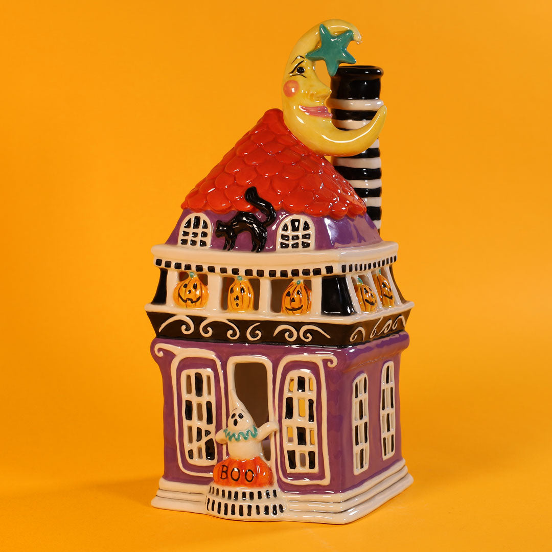 Blue Sky Halloween Houses