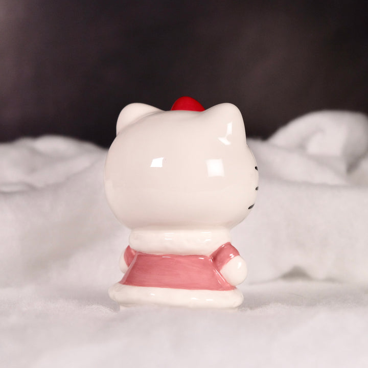 HELLO KITTY PINK HOLIDAY FIGURINE