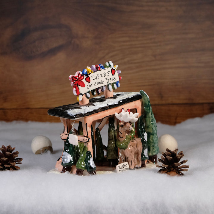 ReindeerVille - Cupid's Tree Lot Tealight Holder