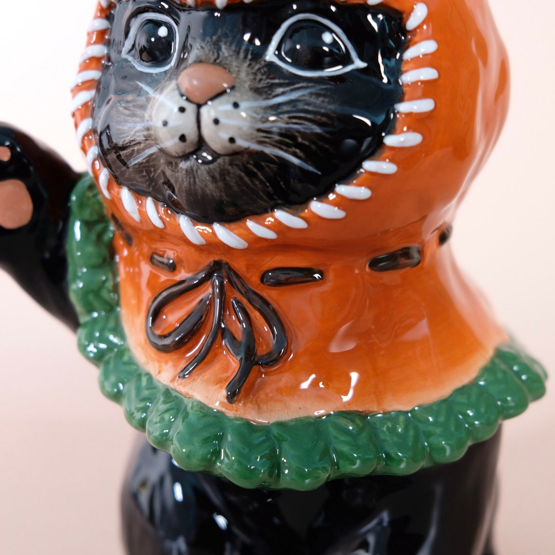 PumpkinHead Cat Figurine