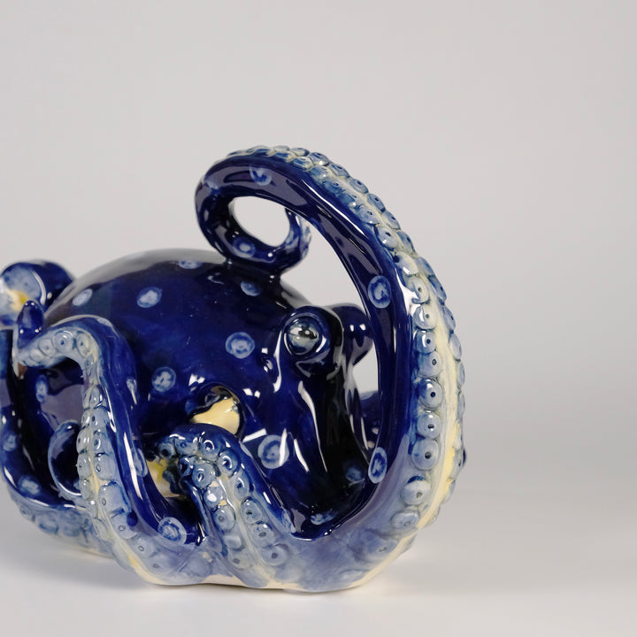 Blue Octopus Figurine
