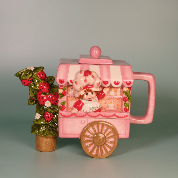 Strawberry Shortcake Teacart Teapot