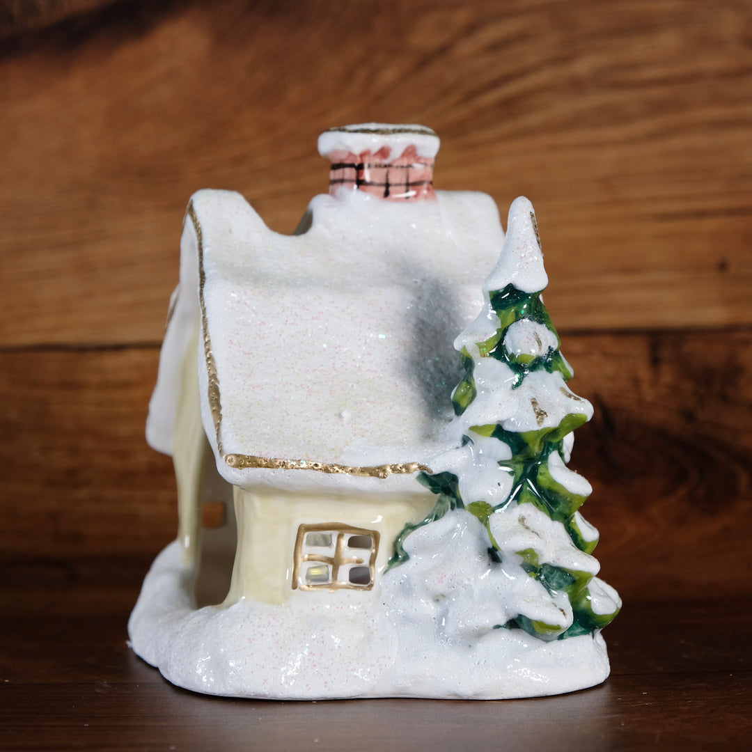 Snowy Candle House
