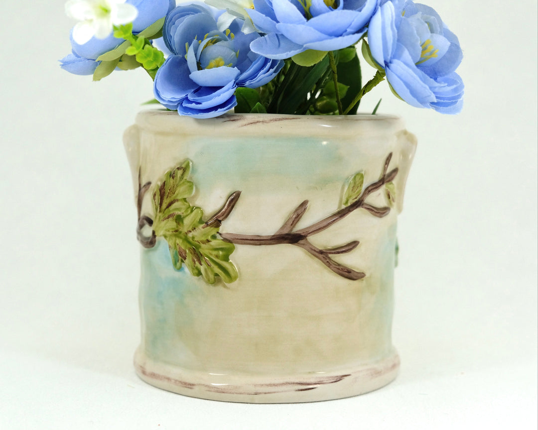WOODCUT FARMHOUSE PLANTER 5''