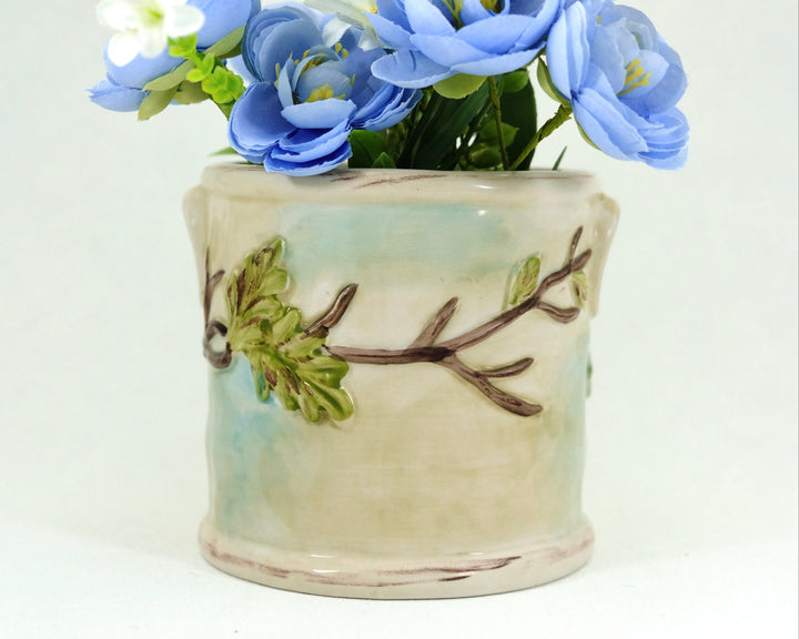 WOODCUT FARMHOUSE PLANTER 5''