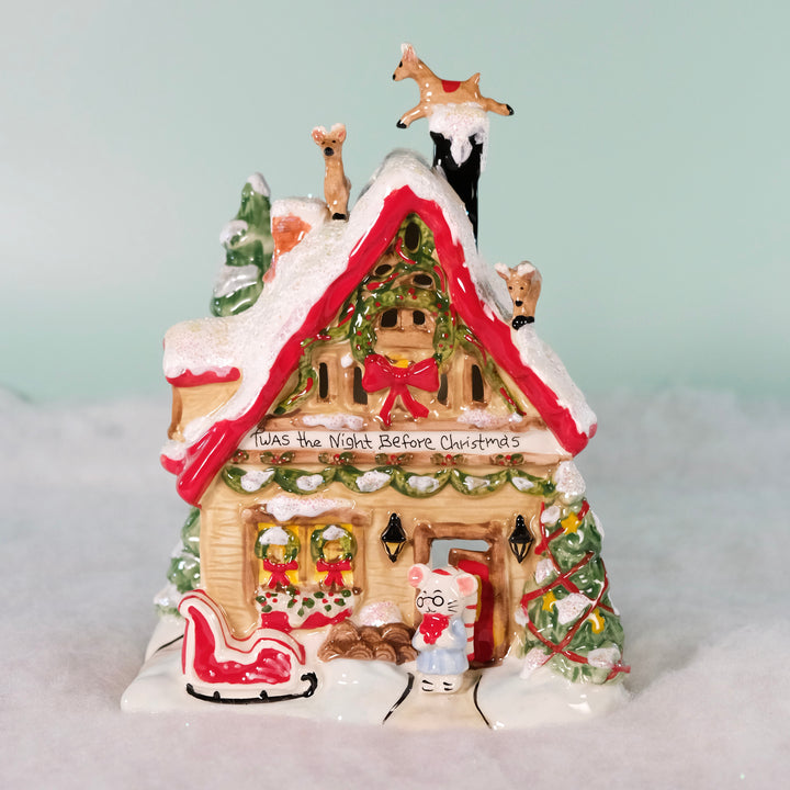 Twas The Night Before Christmas Candle House