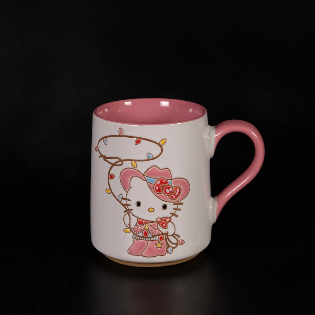 Hello Kitty Pink Holiday 17oz Mug Set of 2