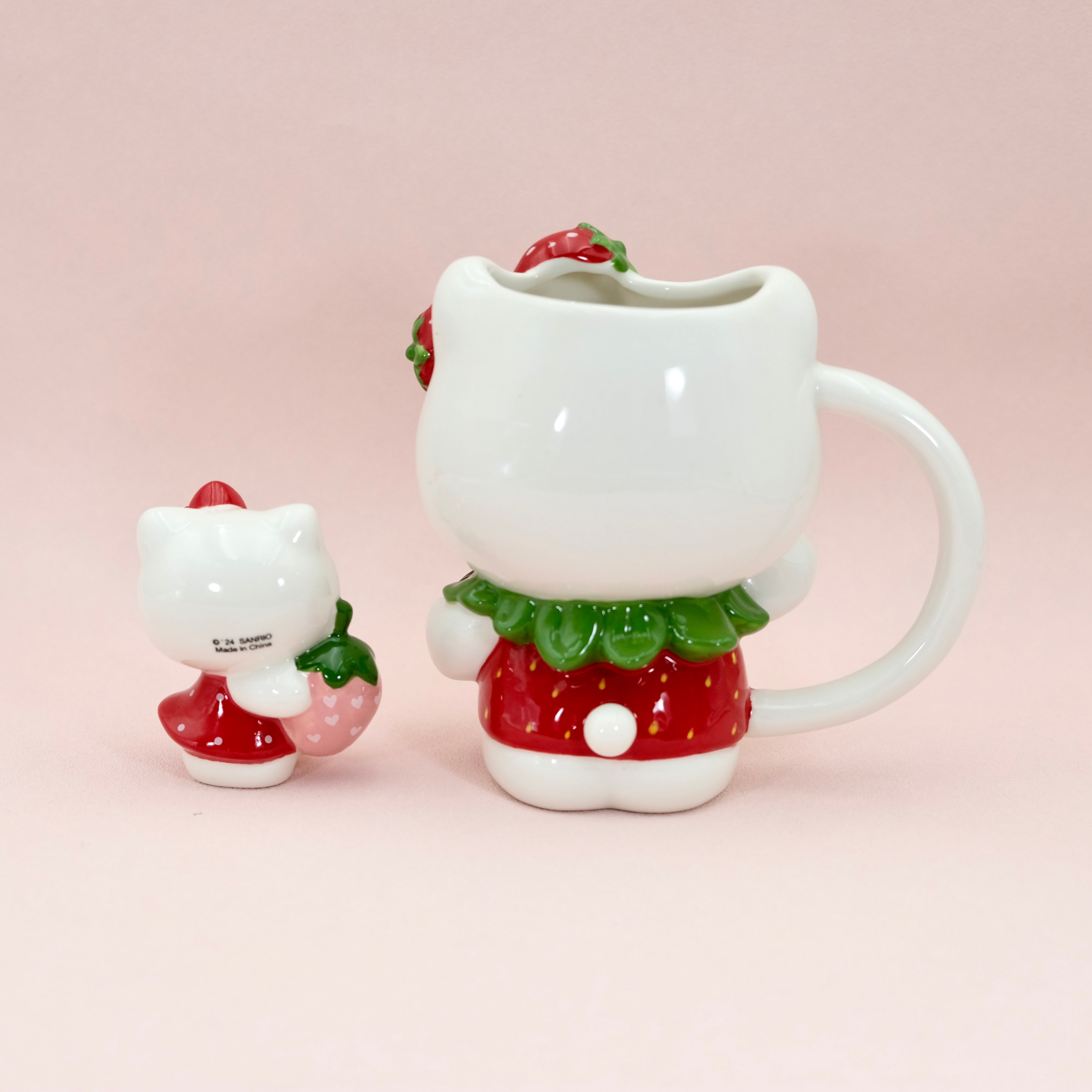 Hello Kitty with Strawberry Figural Mug and Gift Set