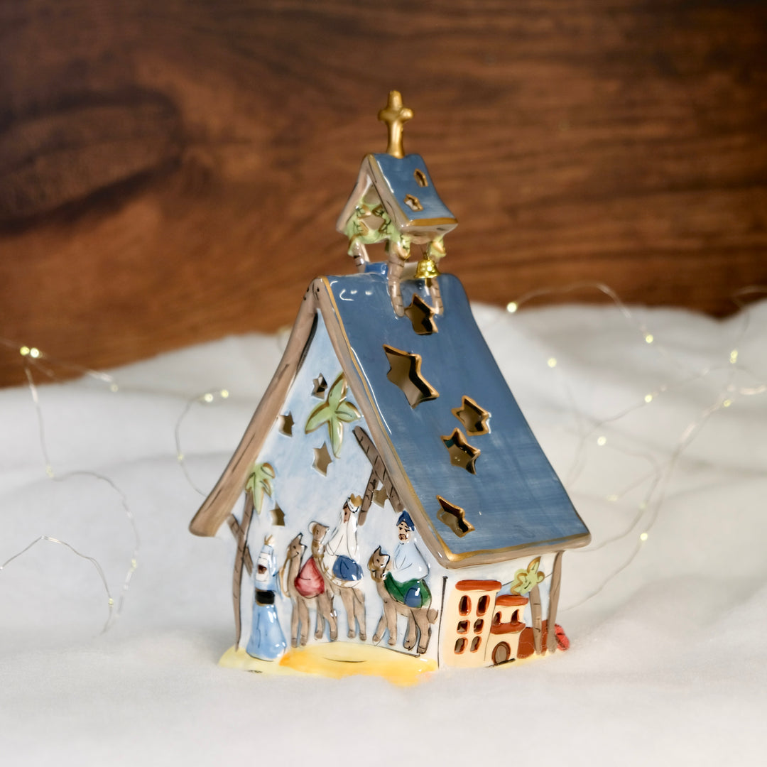 NATIVITY CHURCH CANDLE HOUSE