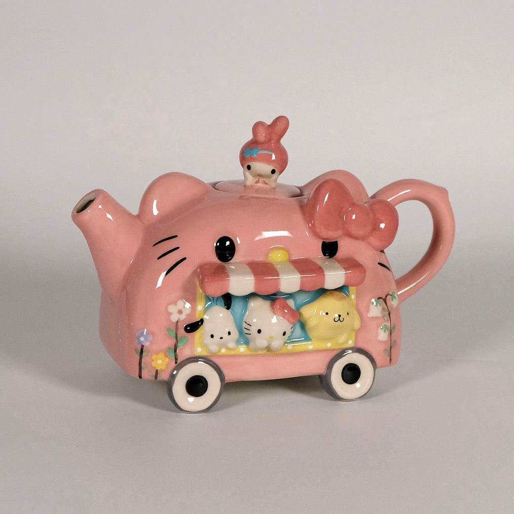 Hello Kitty and Friends Rolling Cafe Teapot