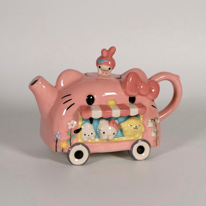 Hello Kitty and Friends Rolling Cafe Teapot