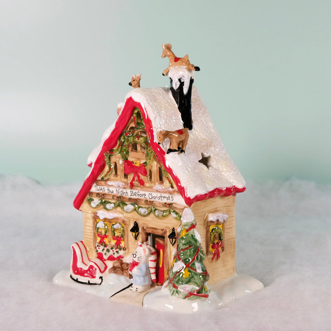 Twas The Night Before Christmas Candle House