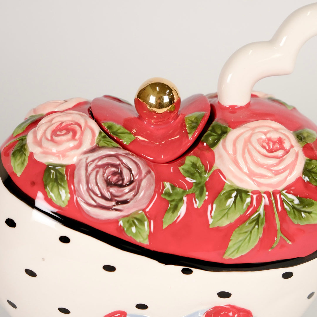 Clayworks Valentine's Day Rose Teapot
