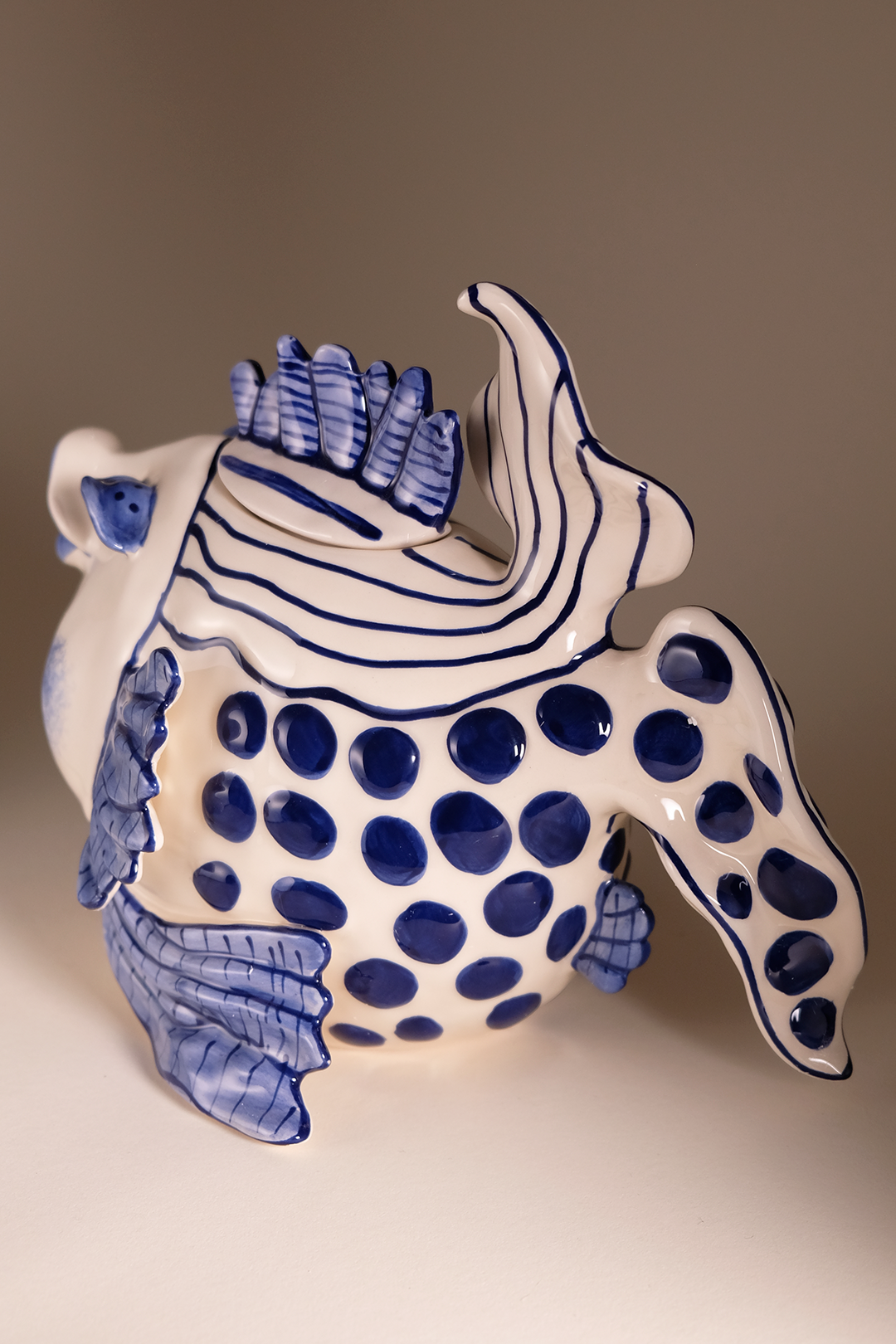 Delft Fish Teapot