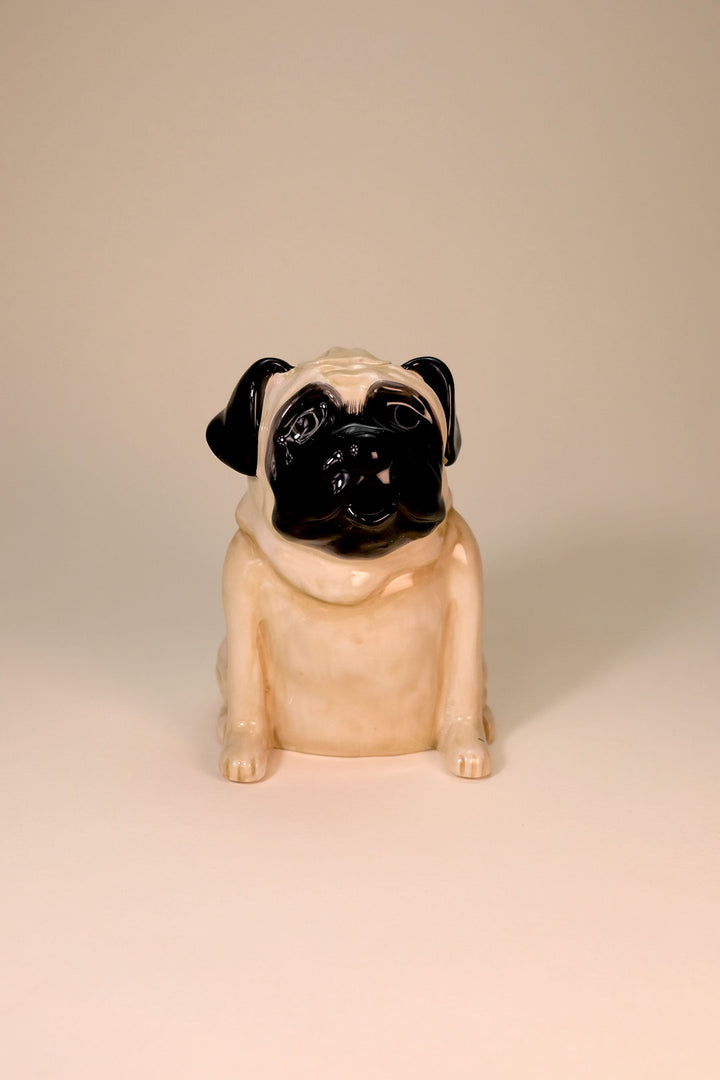 Pug Teapot - Cream