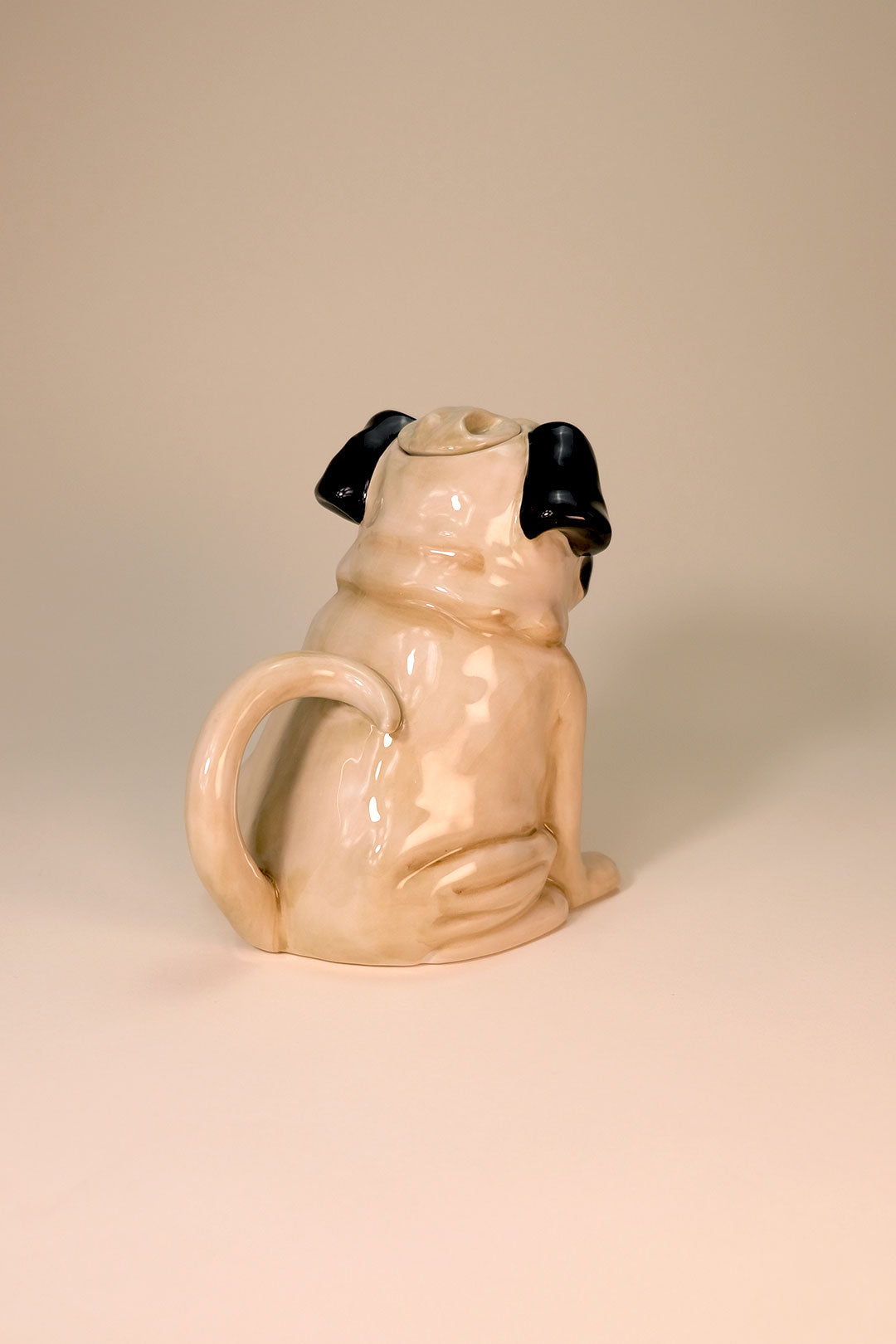 Pug Teapot - Cream