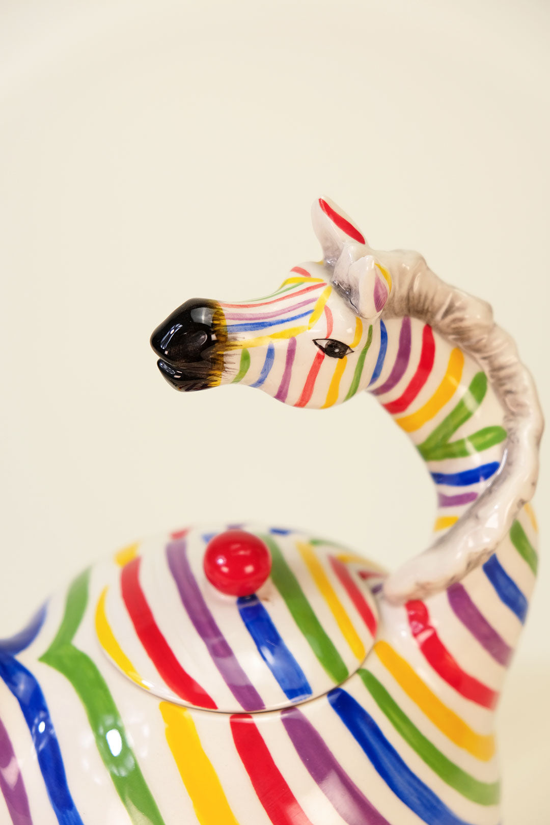 Colored Zebra Teapot