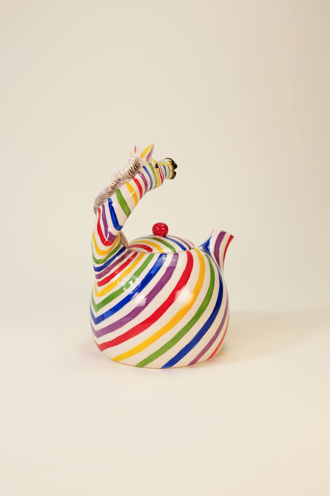 Colored Zebra Teapot