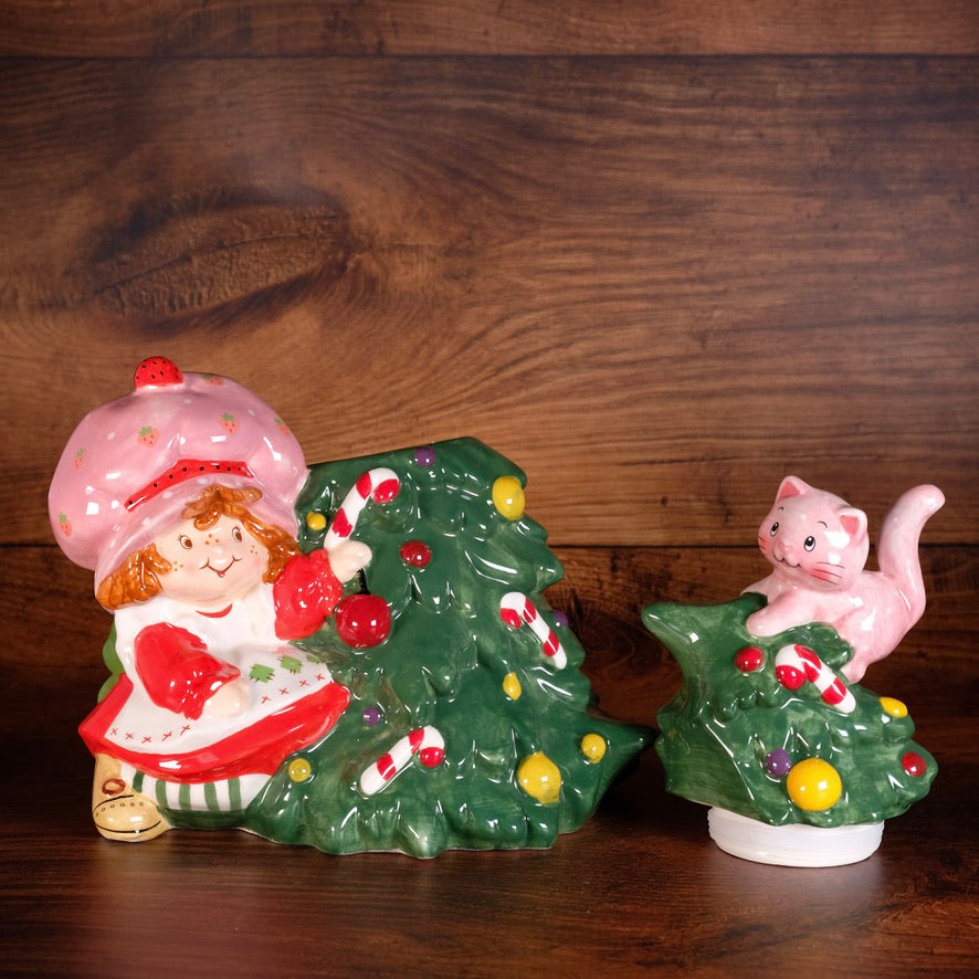 Strawberry Shortcake Falling for Cuteness Cookie Jar
