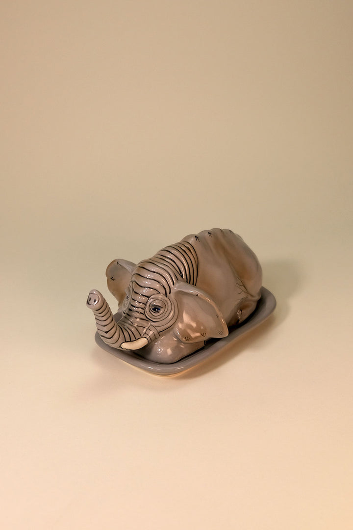 Elephant Butter Dish