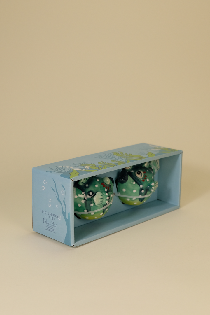 Puffer Fish Salt & Pepper Set